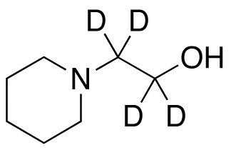 1-Piperidineethanol-d4 - Chemical structure and product image
