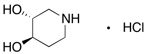 (3R,4R)-rel-3,4-Piperidinediol Hydrochloride - Chemical structure and product image