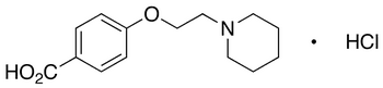 4-[2-(1-Piperidinyl)ethoxy]benzoic Acid Hydrochloride Salt - Chemical structure and product image