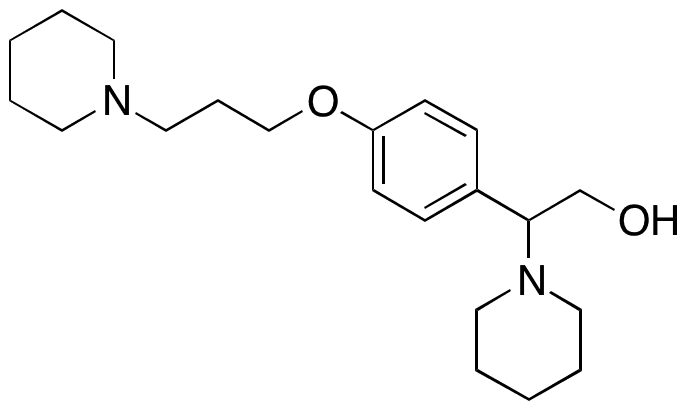 2-(Piperidin-1-yl)-2-(4-(3-(piperidin-1-yl)propoxy)phenyl)ethanol - Chemical structure and product image