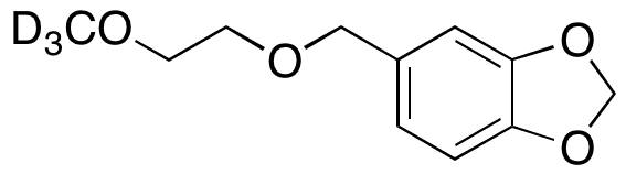 Piperonyl Methoxyethyl Ether-d3 - Chemical structure and product image