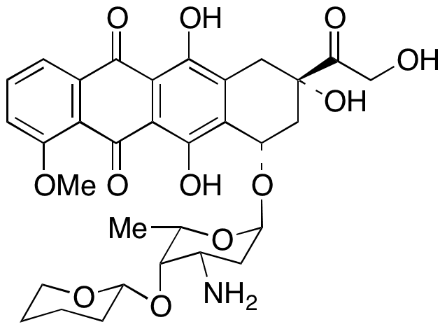 Pirarubicin - Chemical structure and product image