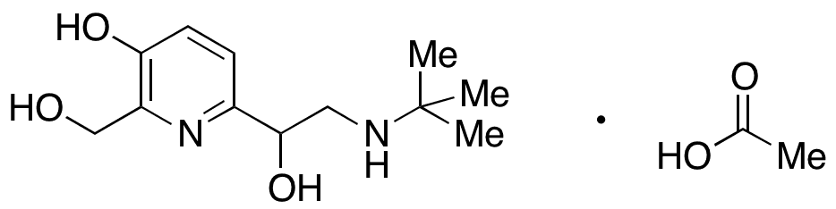 Pirbuterol Acetate - Chemical structure and product image