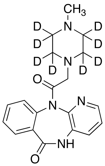 Pirenzepine-d8 Dihydrochloride - Chemical structure and product image