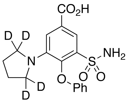 Piretanide-d4 (Major) - Chemical structure and product image