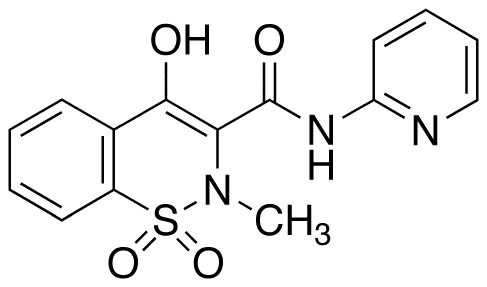 Piroxicam - Chemical structure and product image