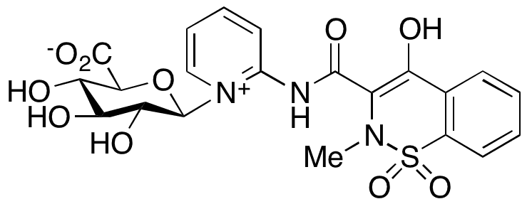Piroxicam N-beta-D-Glucuronide (90%) - Chemical structure and product image