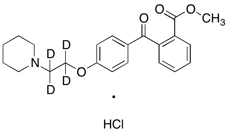 Pitofenone-d4 Hydrochloride - Chemical structure and product image