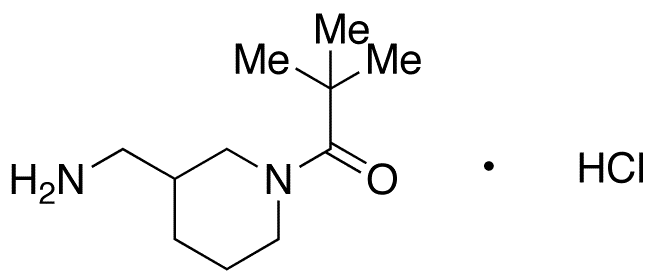 N-Pivaloyl-3-aminomethylpiperidine Hydrochloride - Chemical structure and product image