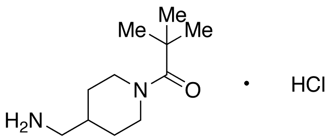 N-Pivaloyl-4-aminomethylpiperidine Hydrochloride - Chemical structure and product image