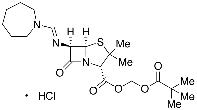Pivmecillinam Hydrochloride - Chemical structure and product image