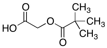 2-(Pivaloyloxy)acetic Acid - Chemical structure and product image