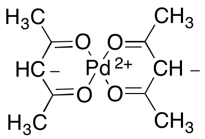 Palladium(II) Acetylacetonate - Chemical structure and product image
