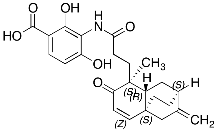 Platencin - Chemical structure and product image