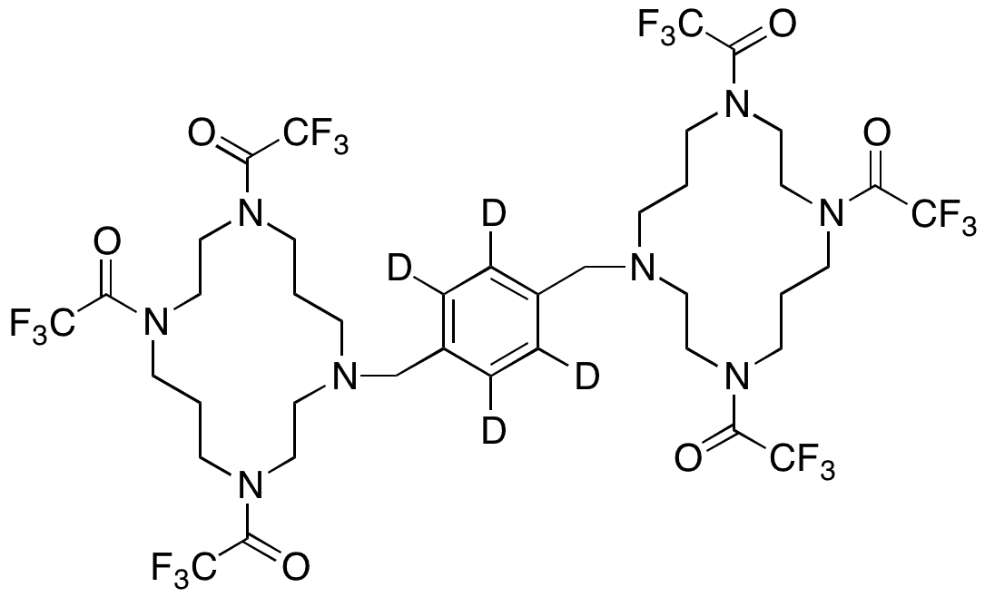 Plerixafor-d4 Hexa(Trifluoroacetic Acid Salt) - Chemical structure and product image