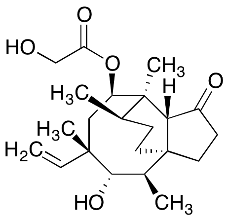 Pleuromutilin - Chemical structure and product image