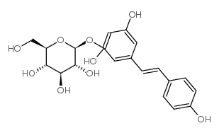 Polydatin - Chemical structure and product image