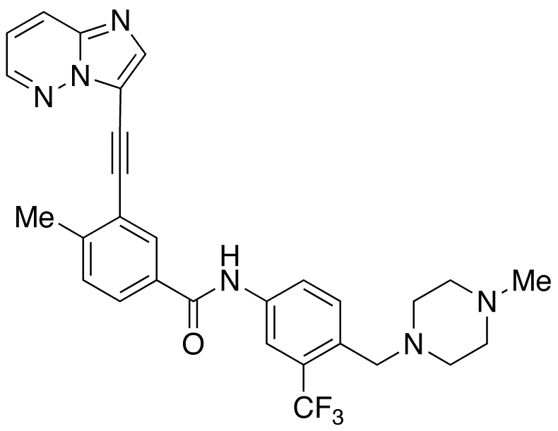 Ponatinib - Chemical structure and product image