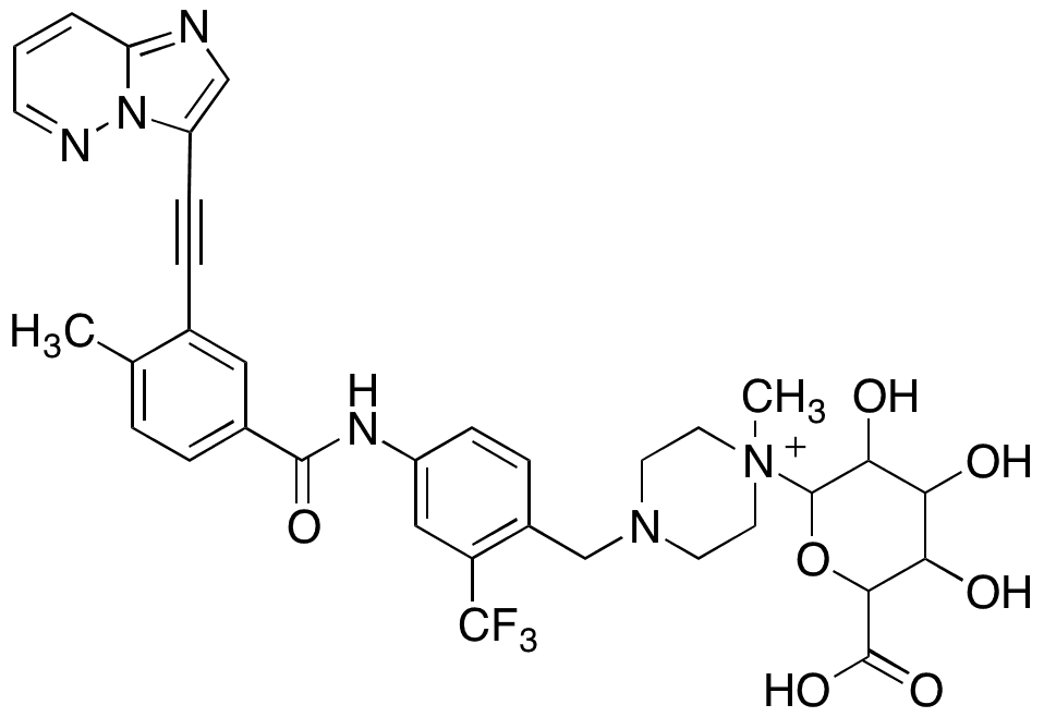 Ponatinib Glucuronide - Chemical structure and product image