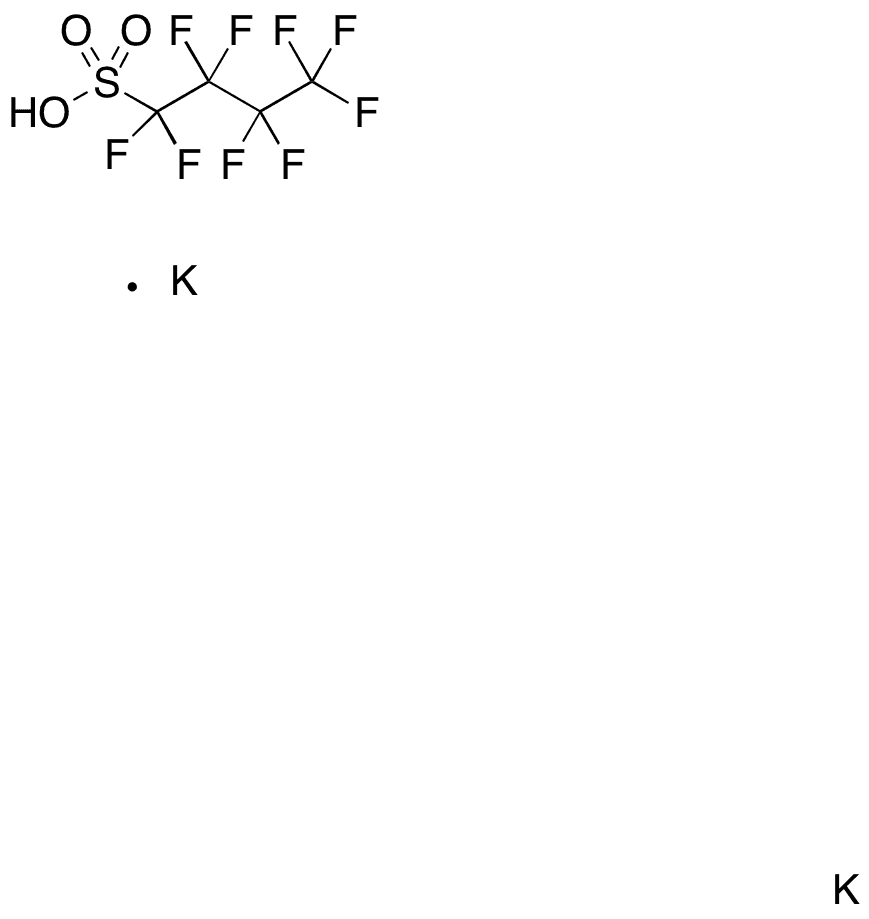 Potassium Perfluoro-1-butanesulfonate - Chemical structure and product image