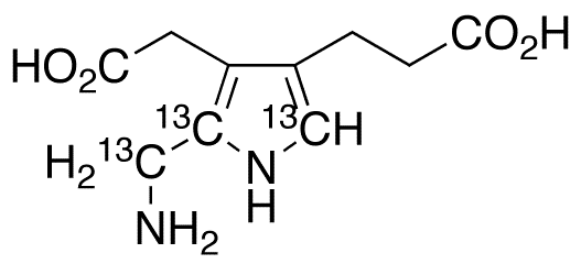 Porphobilinogen-13C3 - Chemical structure and product image