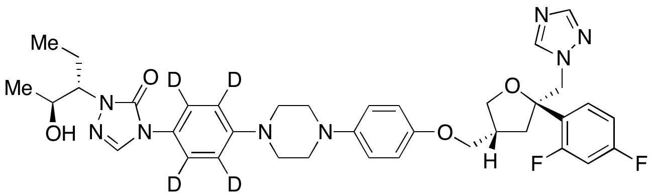 Posaconazole-d4 - Chemical structure and product image