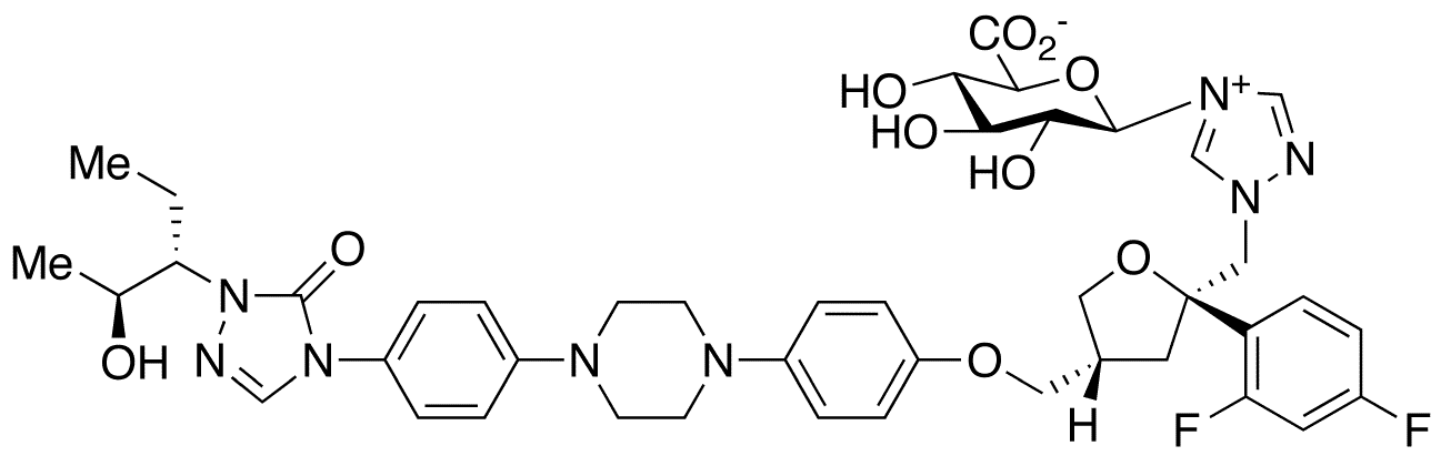 Posaconazole N-beta-D-Glucuronide (>80%) - Chemical structure and product image