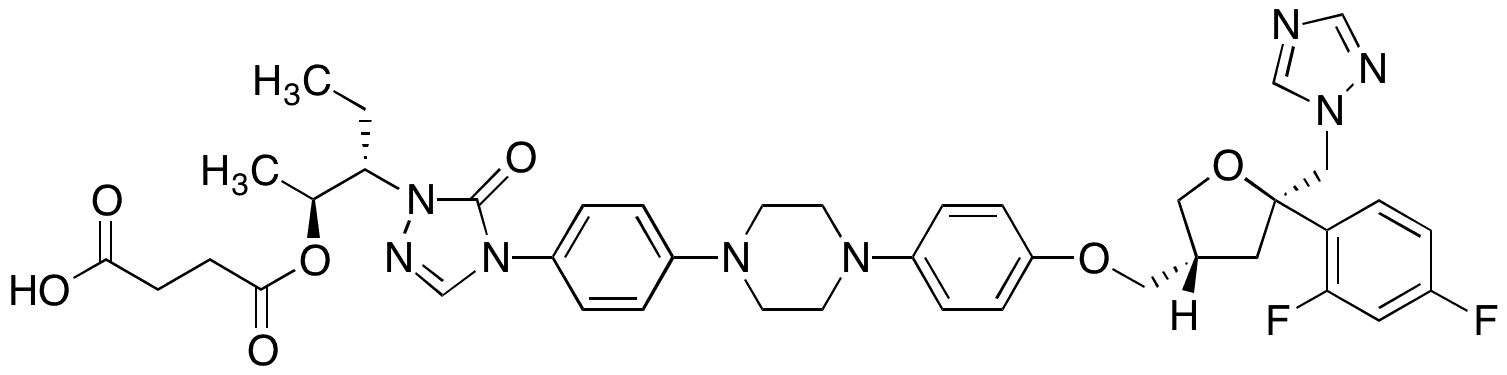 Posaconazole Succinyl Ester - Chemical structure and product image