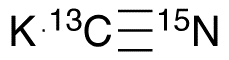 Potassium Cyanide-13C,15N - Chemical structure and product image