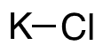 Potassium Chloride - Chemical structure and product image