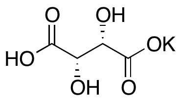 Potassium D-tartrate Monobasic - Chemical structure and product image