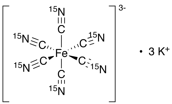 Potassium Ferricyanide(III)-15N6 - Chemical structure and product image