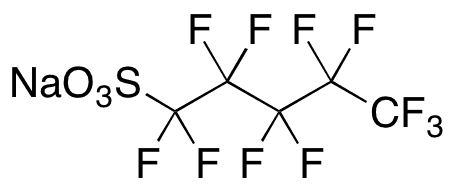 1,1,2,2,3,3,4,4,5,5,5-Undecafluoro-1-pentanesulfonic Acid Sodium Salt - Chemical structure and product image