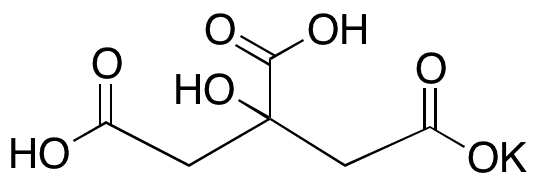 Potassium Citrate Monobasic - Chemical structure and product image