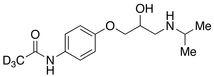 rac Practolol-d3 - Chemical structure and product image