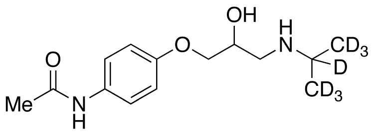 rac Practolol-d7 - Chemical structure and product image