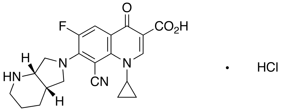 Pradofloxacin Hydrochloride - Chemical structure and product image