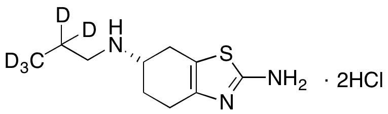 (S)-Pramipexole-d5 Dihydrochloride - Chemical structure and product image