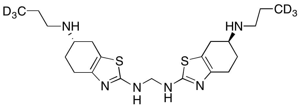 (S)-Pramipexole N-Methylene Dimer-d6 - Chemical structure and product image