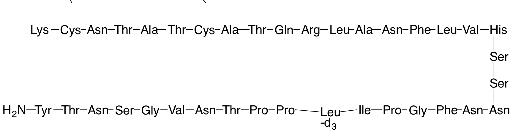 Pramlintide-d3 Trifluoroacetate - Chemical structure and product image