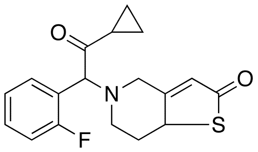 Prasugrel Thiolactone (Mixture of Diastereomers) - Chemical structure and product image