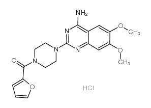 Prazosin - Chemical structure and product image