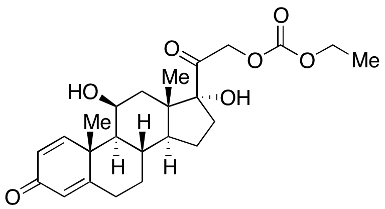 Prednisolone 21-Ethylcarbonate - Chemical structure and product image