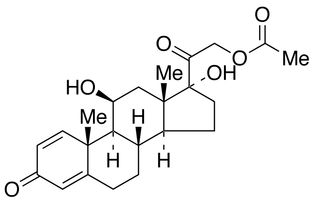 Prednisolone Acetate - Chemical structure and product image