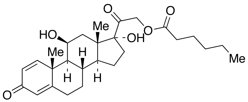 Prednisolone Caproate - Chemical structure and product image