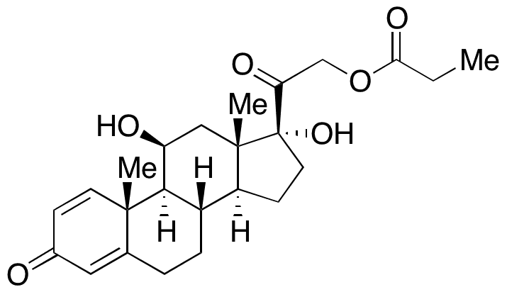 Prednisolone 21-Propionate - Chemical structure and product image
