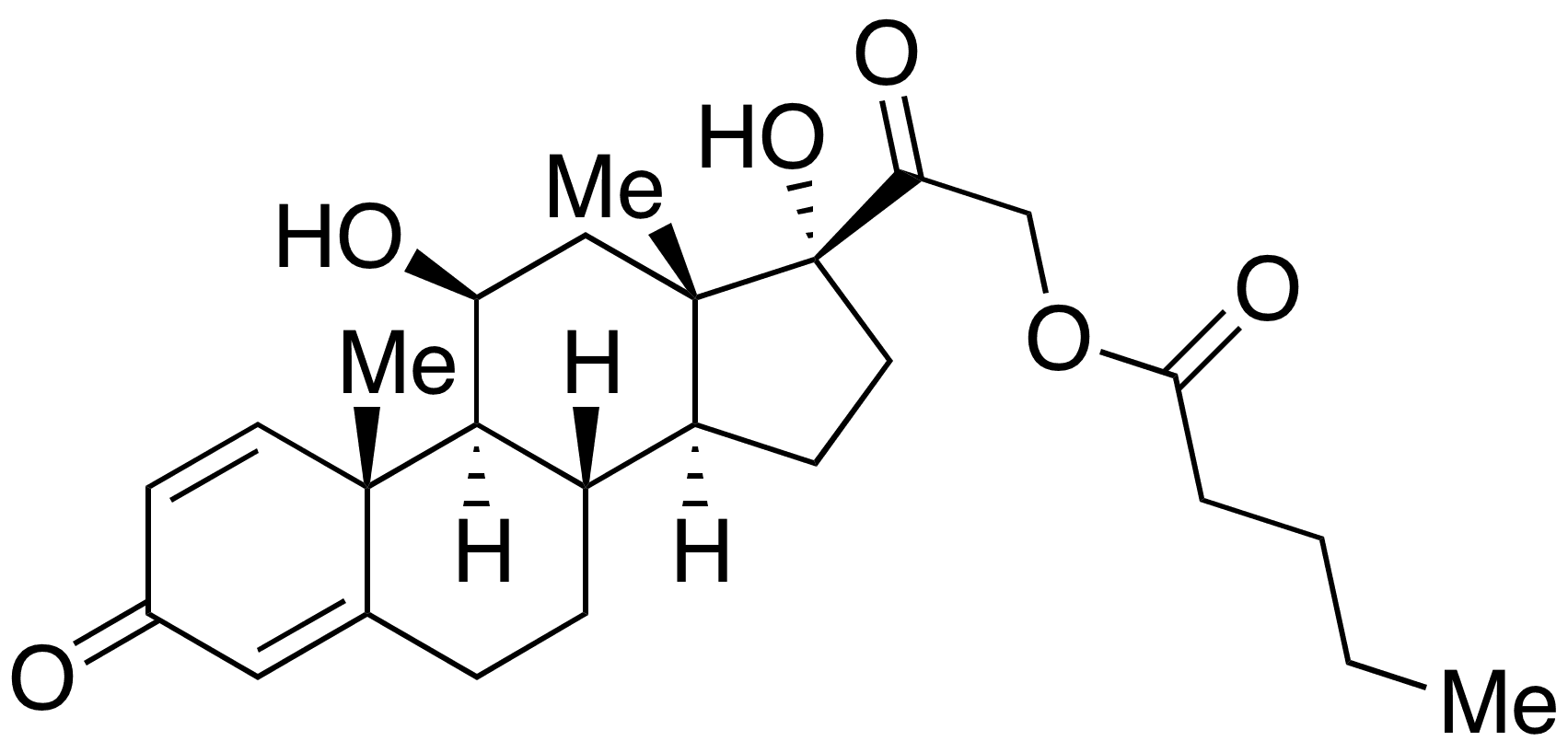 Prednisolone 21-Valerate - Chemical structure and product image