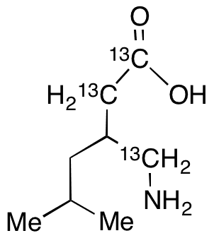 rac-Pregabalin-13C3 - Chemical structure and product image