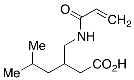 rac-Pregabalin N-Acrylamide - Chemical structure and product image