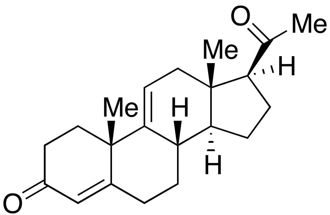 Pregna-â€‹4,â€‹9(11)â€‹-â€‹diene-â€‹3,â€‹20-â€‹dione - Chemical structure and product image